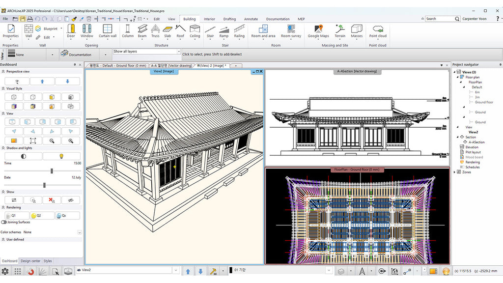 Korean Traditional House BIM file 20210614