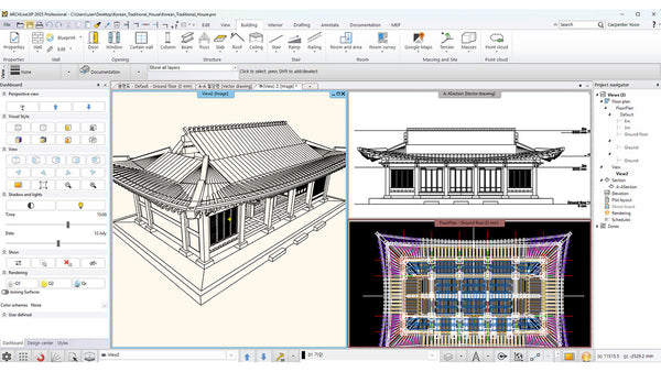Korean Traditional House BIM file 20210614