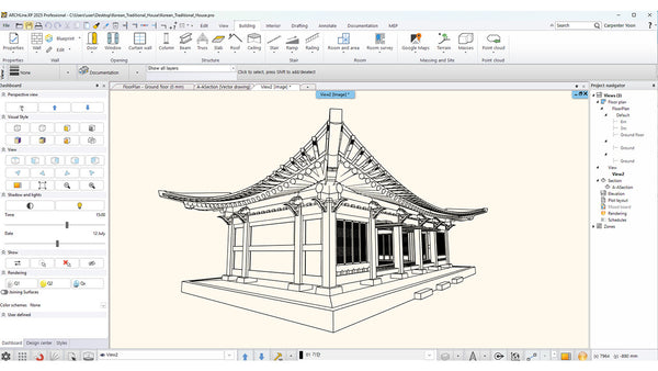 Korean Traditional House BIM file 20210614