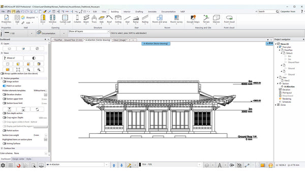 Korean Traditional House BIM file 20210614