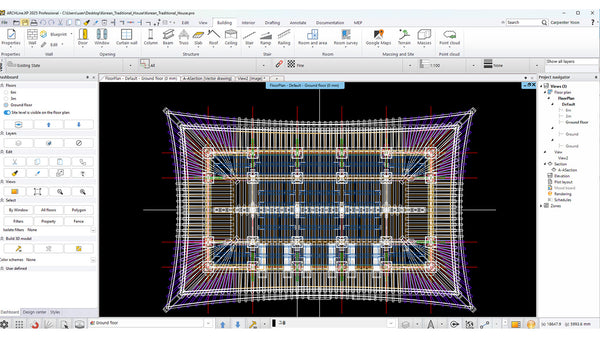 Korean Traditional House BIM file 20210614