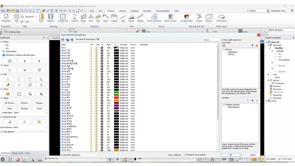 Korean Traditional House BIM file 20210614