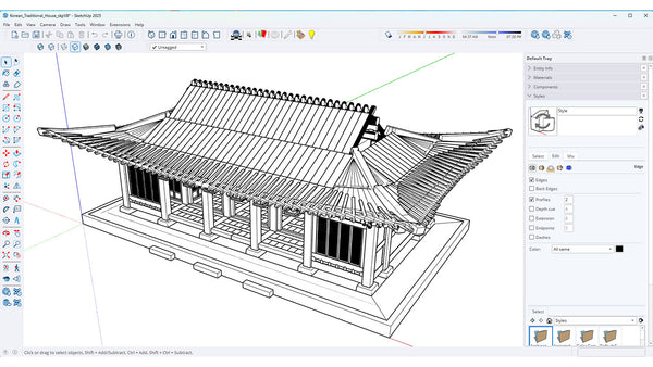 Korean Traditional House SKP V8