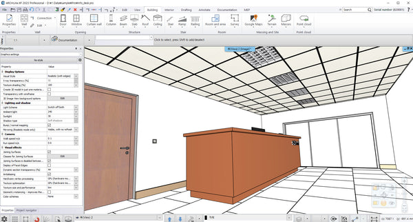 Information Desk Plan