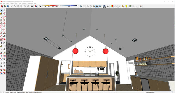 Modern Kitchen of White_skpV8(Imitation copy)