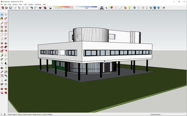 Villa Savoye BIM file - Digital file