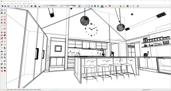Modern Kitchen of White_skpV8(Imitation copy)