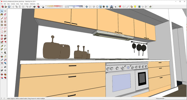 Modern Kitchen of White_skpV8(Imitation copy)