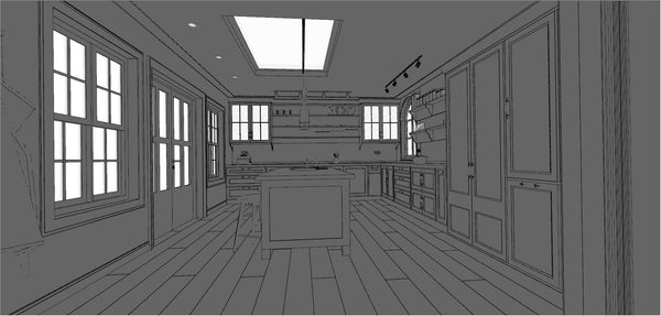 UK Style Kitchen SKP8