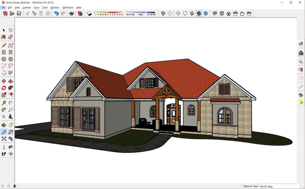 Ranch_house_BIM_file - Digital file