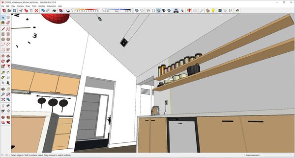 Modern Kitchen of White_skpV8(Imitation copy)