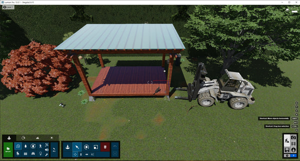 Pergola Lumion10 Rendering file