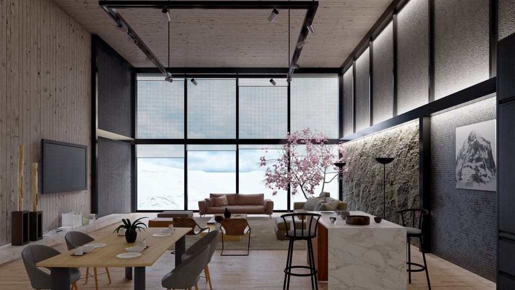 Living interior _winter background_ Lumion 10 file