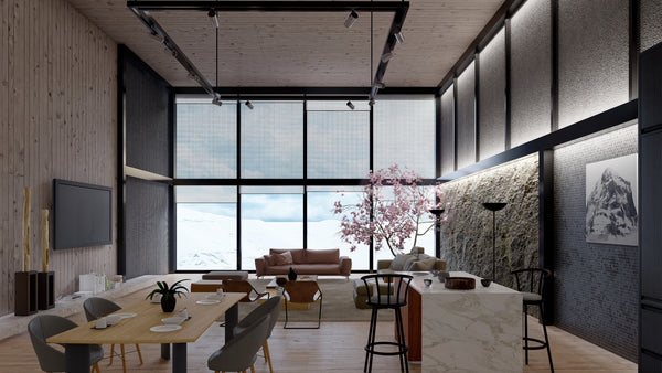 Living interior _winter background_ Lumion 10 file