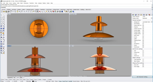 Pendant Light Model - Digital file