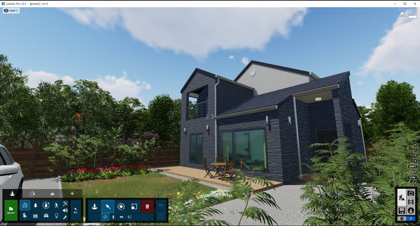 GoldHome 2 Story House Lumion 10 file