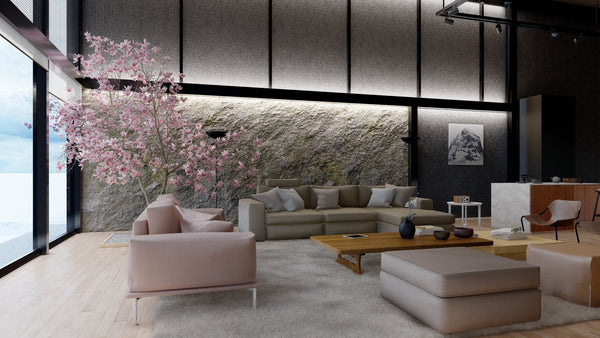 Living interior _winter background_ Lumion 10 file