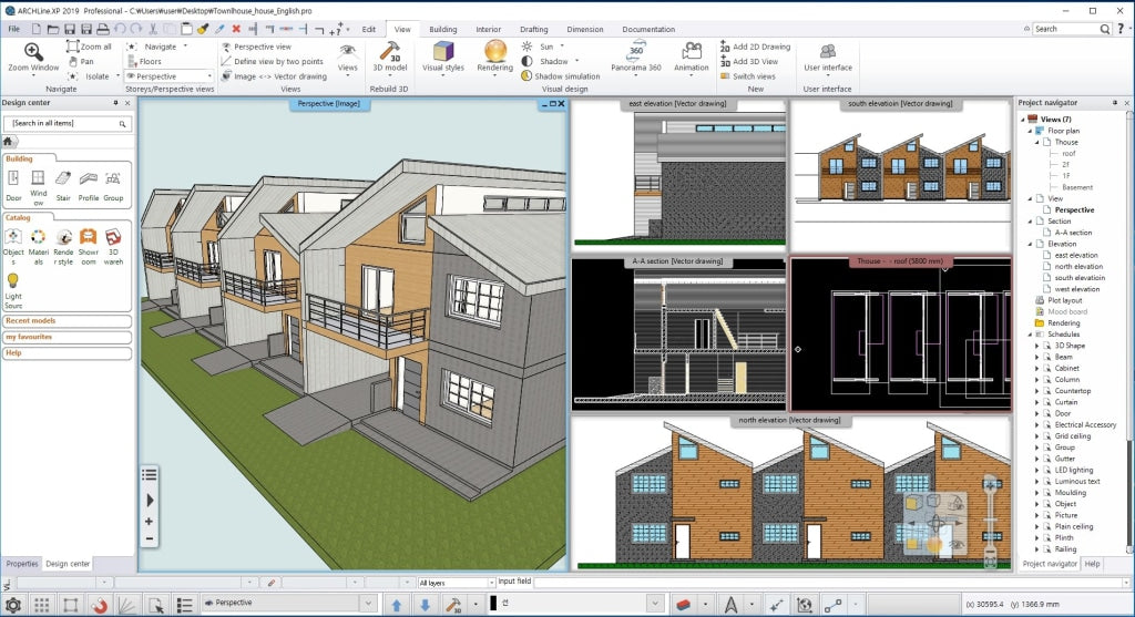 Town House BIM Design file_carpenterA - Digital file