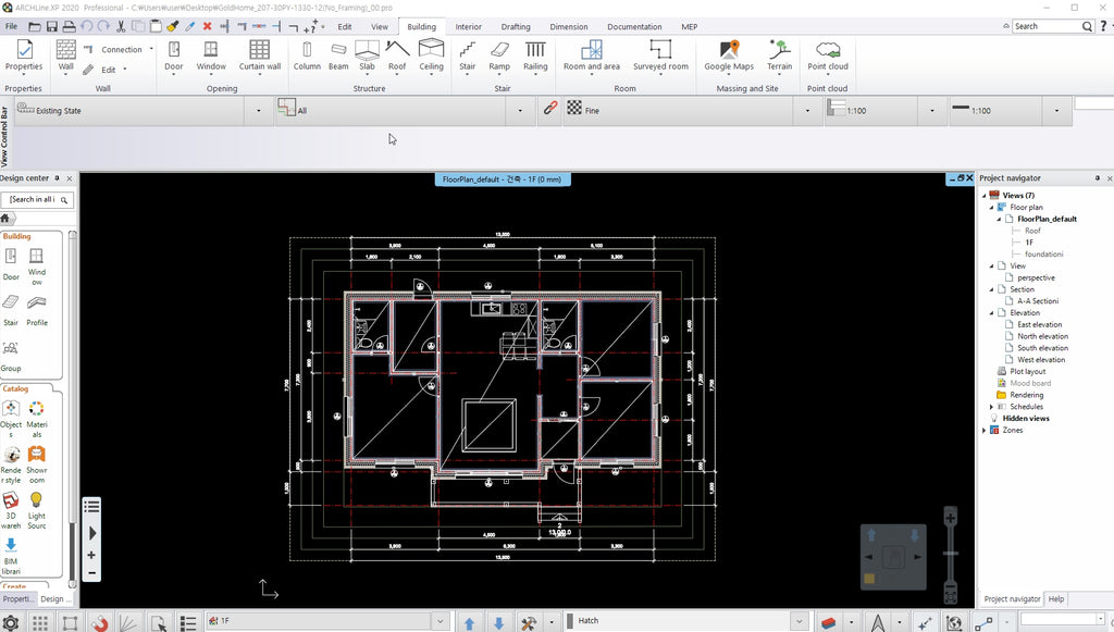 GoldHome Poeple House  BIM file _2020_model
