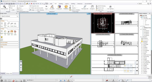 Villa Savoye BIM file - Digital file