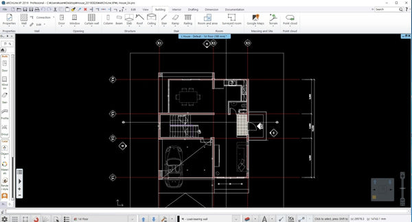H hose BIM Plan- DWG file and Pro file - Digital file