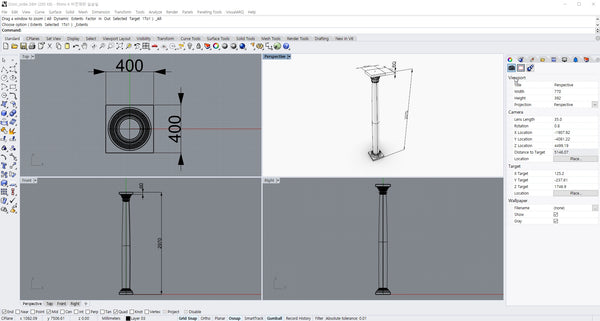Doric order (Greek Column) 20200106