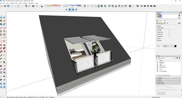 Attic Room -skp8 file