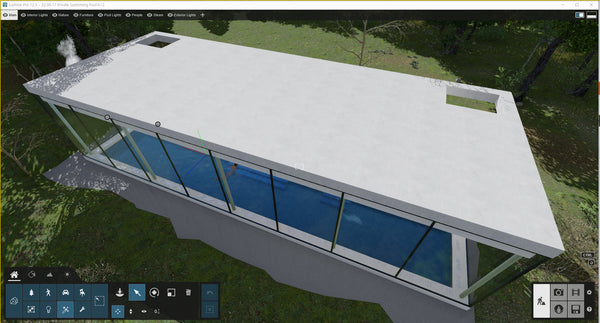 Private Swimming Pool with Lumion 12