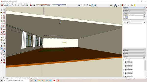 Hall design file of Lumion 10