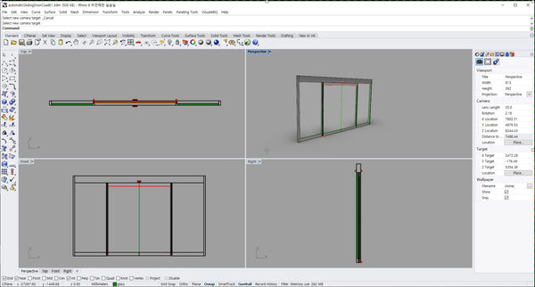 Automatic Sliding Door D61