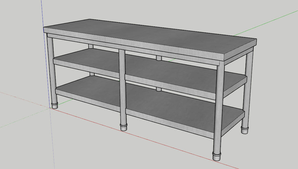 Stainless_Standing_Shelf_2step_1800_600_800