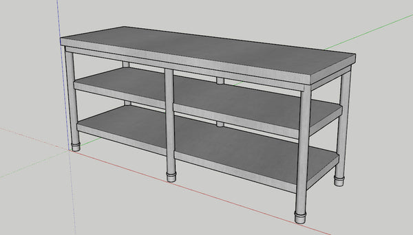 Stainless_Standing_Shelf_2step_1800_600_800