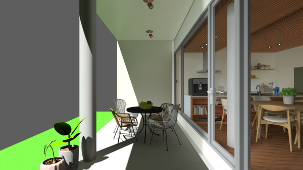 Sky House BIM file and skp file