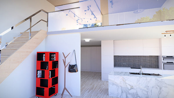 2 loft living Room Design Proposal