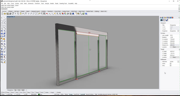 Automatic Sliding Door D61