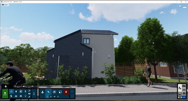 GoldHome 2 Story House Lumion 10 file