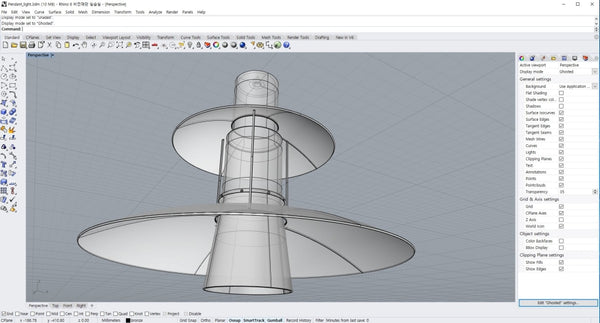 Pendant Light Model - Digital file