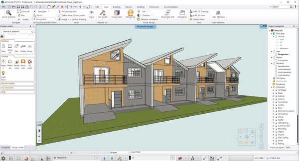 Town House BIM Design file_carpenterA - Digital file