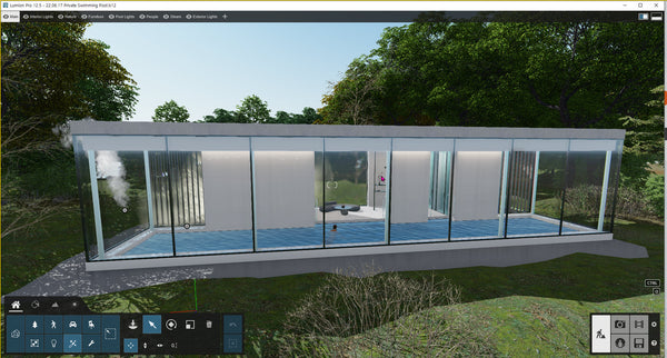 Private Swimming Pool with Lumion 12