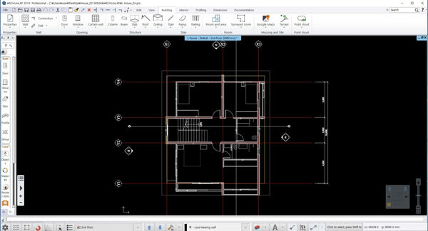 H hose BIM Plan- DWG file and Pro file - Digital file