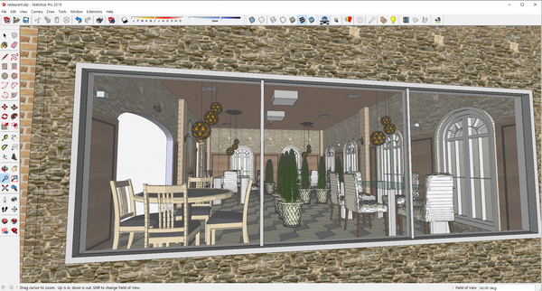Restaurant  concept design skp8