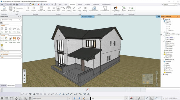 Porch House draft(2019) - Digital file