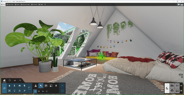 Attic Design Lumion12