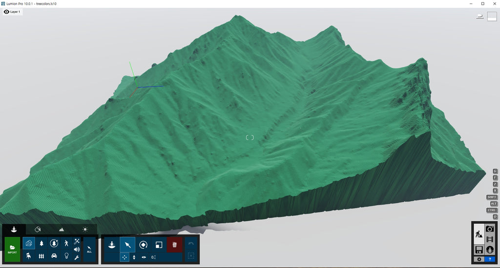 Snow background Movie file of Lumion