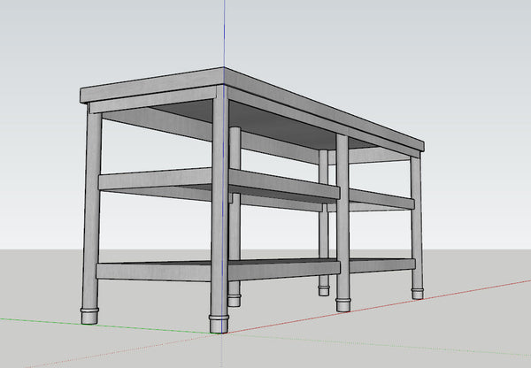 Stainless_Standing_Shelf_2step_1800_600_800