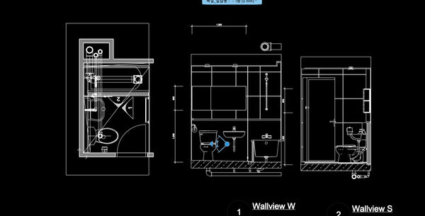 Toilet BIM Project sample of CarpenterA 20221011