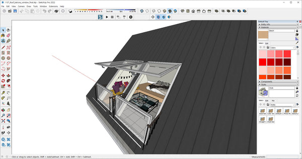 Roof Top Room Design ARCHLine.XP