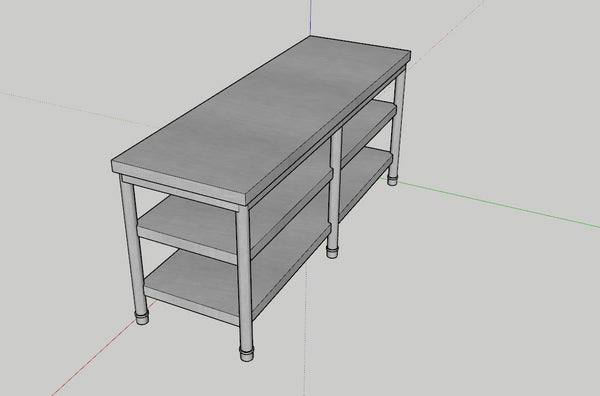 Stainless_Standing_Shelf_2step_1800_600_800