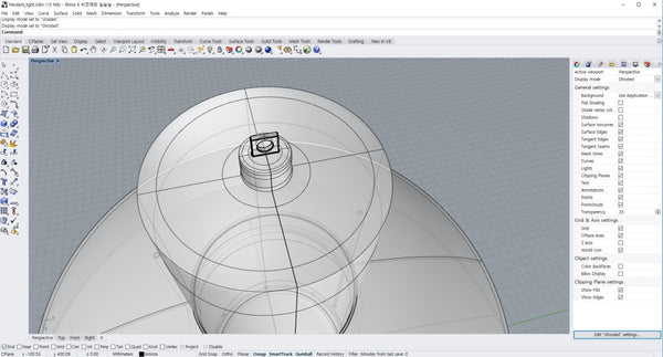 Pendant Light Model - Digital file