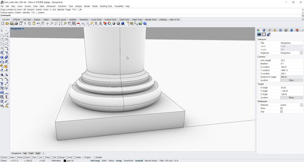 Doric order (Greek Column) 20200106